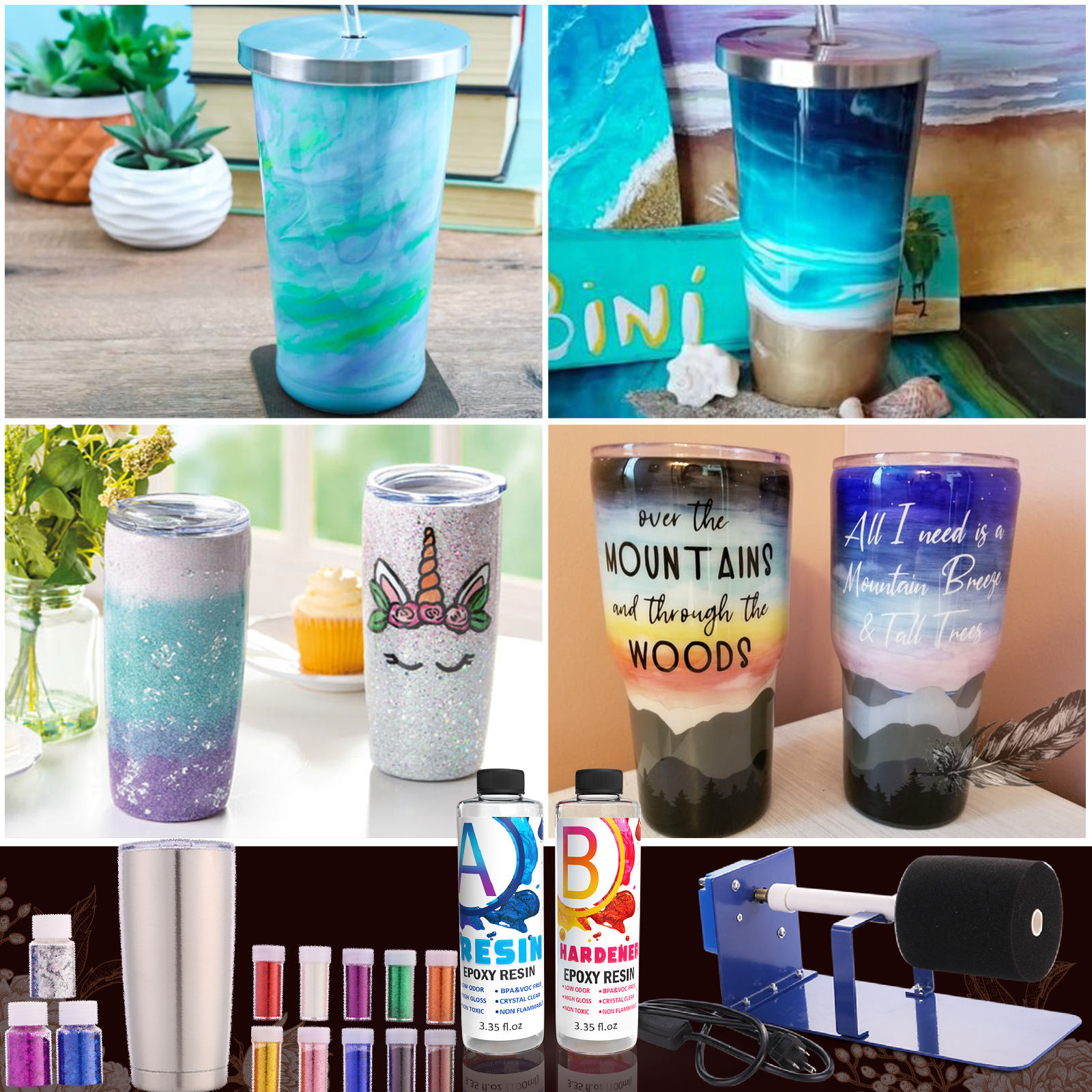 How to Make Tumblers with Epoxy Resin – KSRESIN